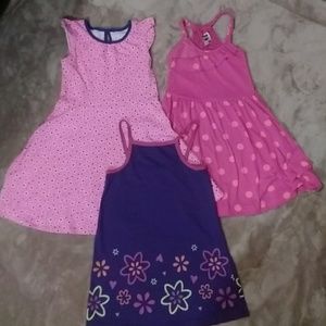 Girls summer dresses size 5-6.